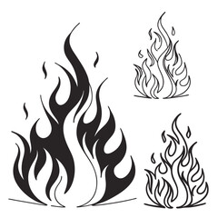 Creative Fire Clipart Pack for Custom Design
