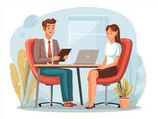 Obraz premium Job Interview