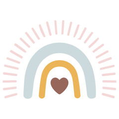 Fototapeta premium Boho Rainbow Bundle – Whimsical & Trendy Design Collection