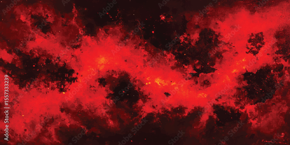 Poster abstract red and black texture background. red grunge horror background banner. abstract background 