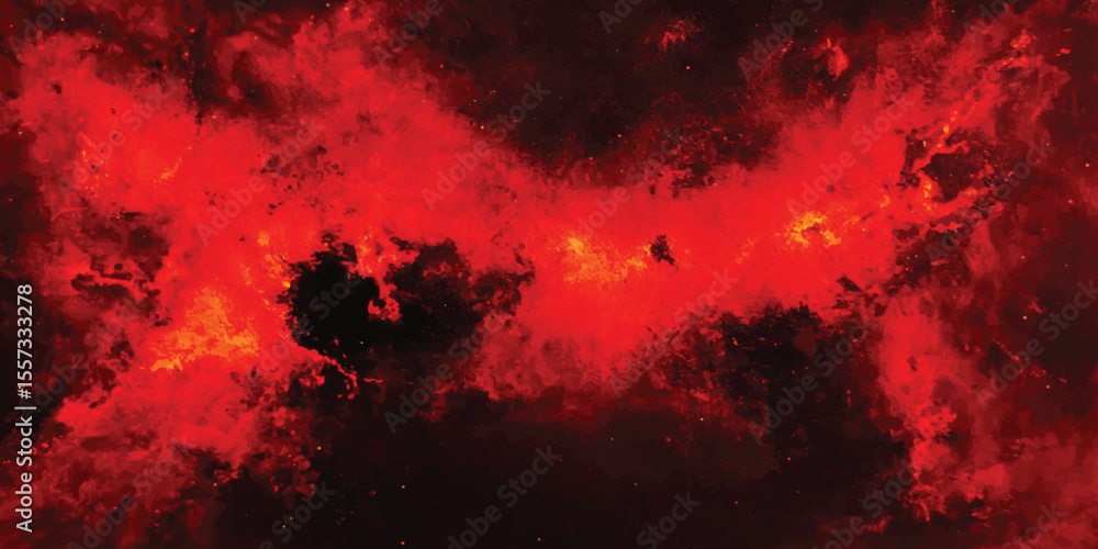 Poster abstract red and black texture background. red grunge horror background banner. abstract background 