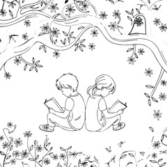 vector illustration of a family