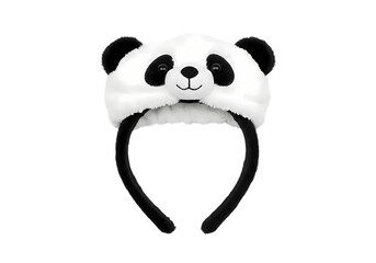 Panda Headband Fun Accessory for Parties and Play isolated on transparent background