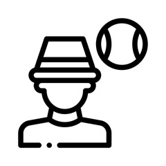 umpire line icon