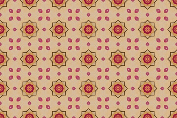 Seamless Endless Design Background Perspective Fashion Art Texture Wallpaper Textile Geometric Graphic Fabric Interior Tile Visual Decoration Cloth Shape Template Luxury Symmetric Digital Pattern.