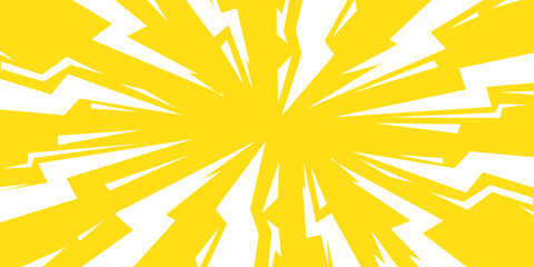 Horizontal retro groovy background with bright sunburst in style 60s, 70s. Trendy colorful graphic print.eps10