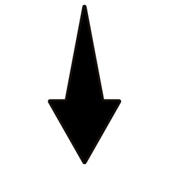 Fototapeta premium Down arrow icon 