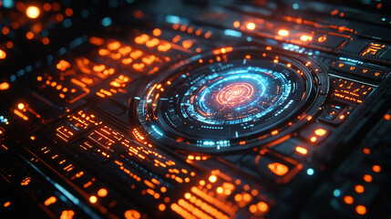 Fototapeta premium computer technology background
