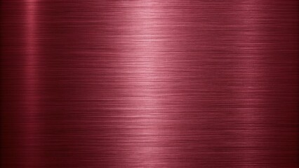 A brushed maroon metal texture background with a shiny polished surface and abstract design