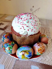 Decorating boiled chicken eggs and sweet pastries has always been a tradition of Ukrainian...
