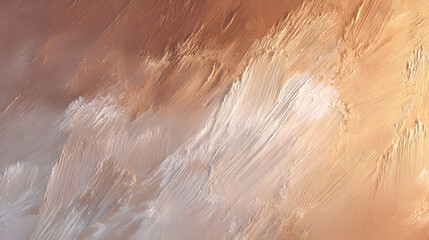 Abstract Painted Canvas Texture in Warm Earth Tones and White