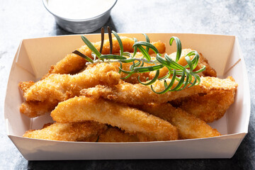 pan fried breaded chicken tenders