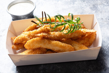 pan fried breaded chicken tenders