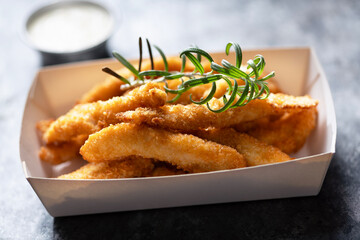 pan fried breaded chicken tenders