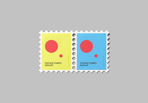 Postage Stamp Mockup