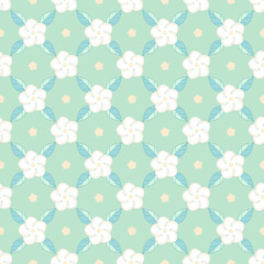 Floral pattern, seamless floral background, perfect for fabric and wall decoration.