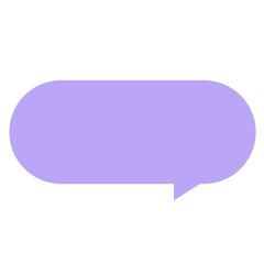 Message Box PNG Speech Bubble for Social Media Cute Text box PNG Rounded Speech Bubble PNG Transparent Sticker Clipart