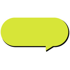 Message Box PNG Speech Bubble for Social Media Cute Text box PNG Rounded Speech Bubble PNG Transparent Sticker Clipart