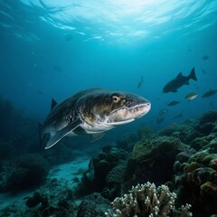 Fototapeta premium fish in aquarium