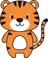 adorable tiger