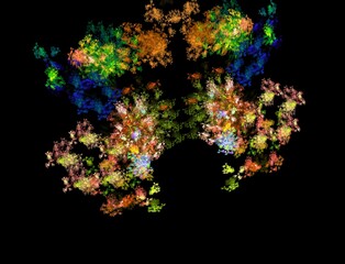 Imaginatory fractal abstract background Image