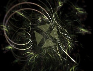 Imaginatory fractal abstract background Image