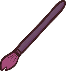 cosmetic eyebrown brush cartoon cute beauty pink theme girly fashion decorative