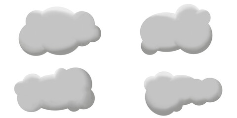 blue cloud frame illustration