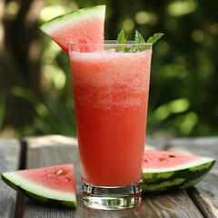 Refreshing Watermelon Smoothie with Mint - Perfect for Summer Days
