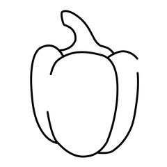 line vector fruit and vegetables