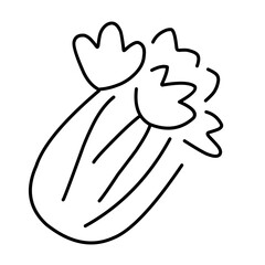 line vector fruit and vegetables