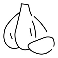 line vector fruit and vegetables