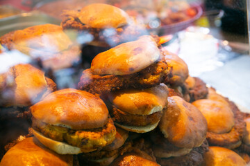 Traditional Turkish food at the Kreuzberg Turkish Market in Berlin.