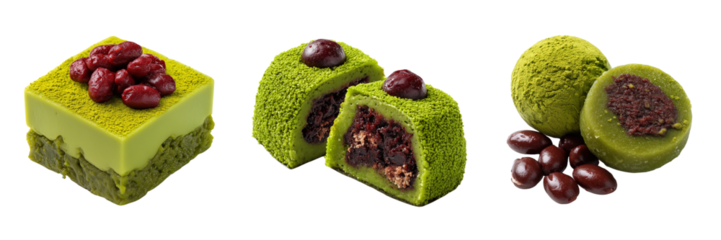 Matcha dessert delights japanese cuisine food photography studio