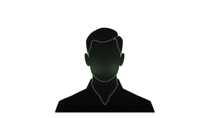 3d verified person icon isolated on transparent background