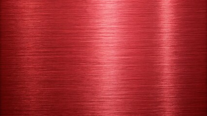A vibrant red metallic texture shines with a bright and reflective surface pattern