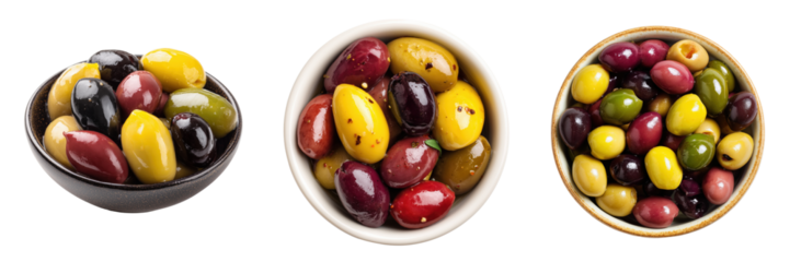 Tasting fresh heirloom olives culinary showcase kitchen close-up