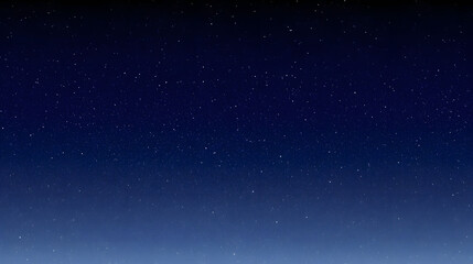 Fototapeta premium Dark Blue Night Sky with Gradation and Twinkling Stars
