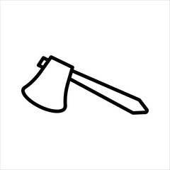 pick ax icon. sign design illustration on white background..eps
