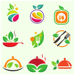 Cooking Icon Logo Vector Set 2