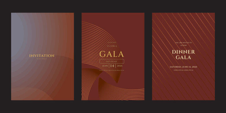 Elegant Gala Dinner Invitation Templates 2025