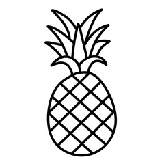 pineapple vector icon