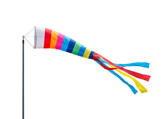 Beach lounge chair and straw umbrella for sunny relaxation isolated on transparent background