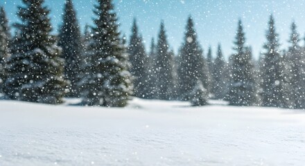 Espacio de nieve de invierno
