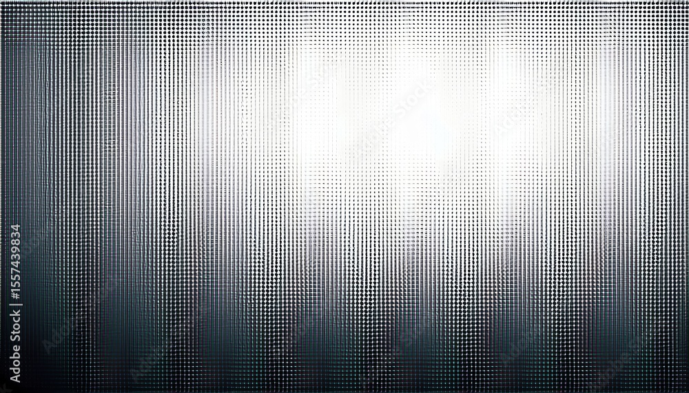 Aufkleber abstract halftone gradient background with black and white pixelated texture and central glow for te