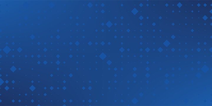 Glowing blue dotted wallpaper. Abstract curved round dot grid texture. Circle halftone pattern background. Dark navy backdrop for technology, business, news, healthcare, medicine design