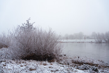 river in winter