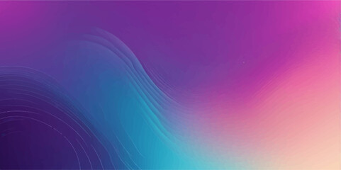 Abstract purple and blue background with flowing wave lines and a bright, colourful design