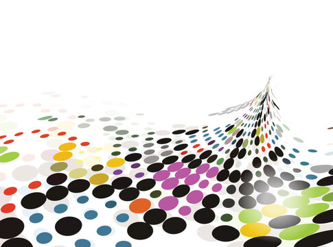 Vector design Half tone doted  