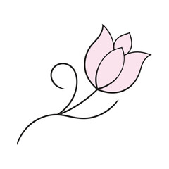 Abstract One Line Art Diagonal Ornament Minimalist Decoration with Geometric Design